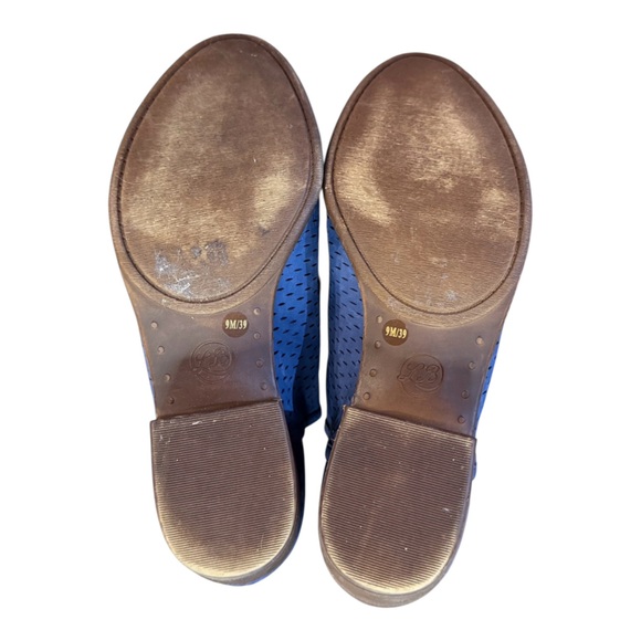 Lucky Brand Baley Perforated Suede Ankle Booties Women’s Size 9 - Picture 7 of 8